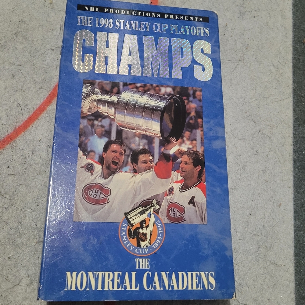 Montreal Canadiens "Champs" 1993 Stanley Cup VHS RARE